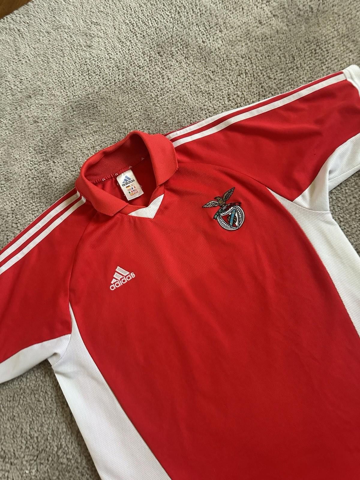 Adidas Benfica 2001-2002 Vintage Home Football Shirt Soccer Jersey Size US S / EU 44-46 / 1 - 3 Thumbnail