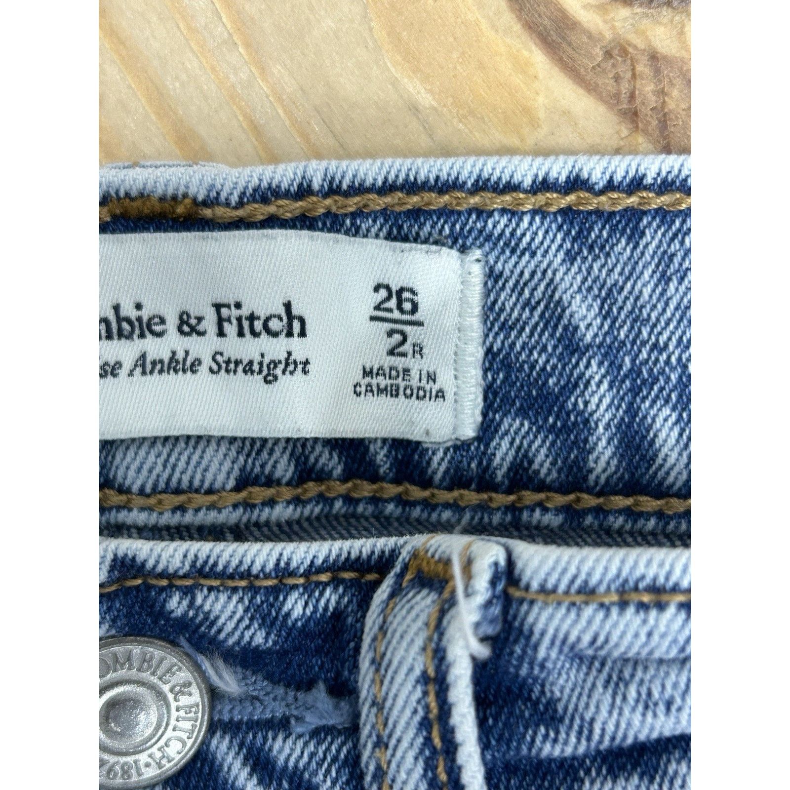 Abercrombie & Fitch Abercrombie & Fitch Jeans Women 26 Blue Ultra HighRise Ankle Size 26" / US 2 / IT 38 - 2 Thumbnail