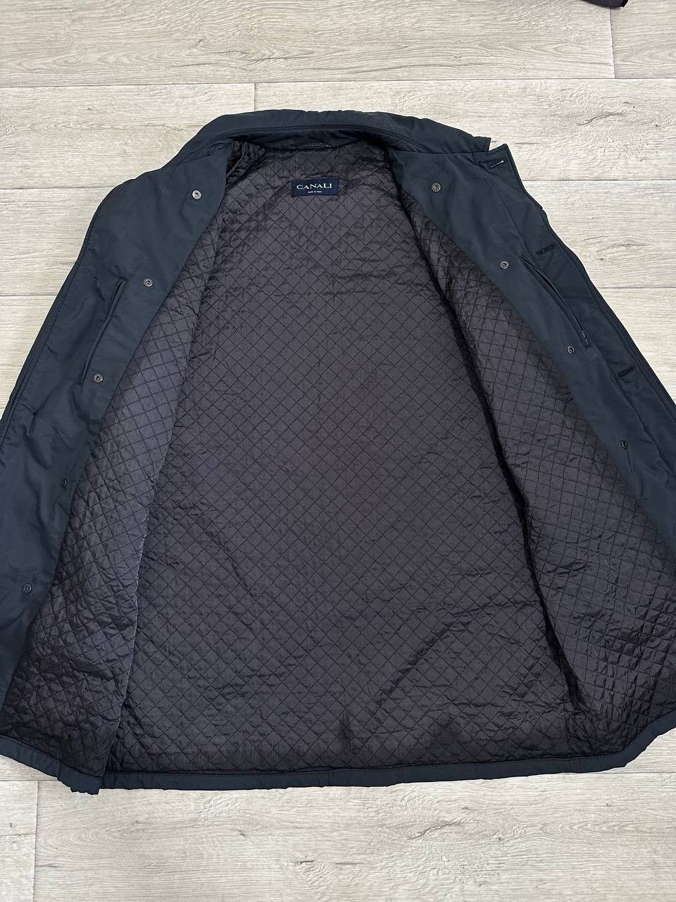 Canali Canali 2-in-1 Faux Fur Lined Car Coat Heavy Jacket 52 XXL Size US XL / EU 56 / 4 - 4 Thumbnail