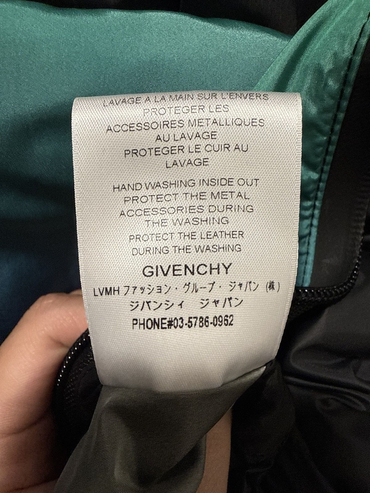 Givenchy Givenchy 3 Avenue George V Paris Logo Windbreaker Jacket Size US L / EU 52-54 / 3 - 7 Thumbnail
