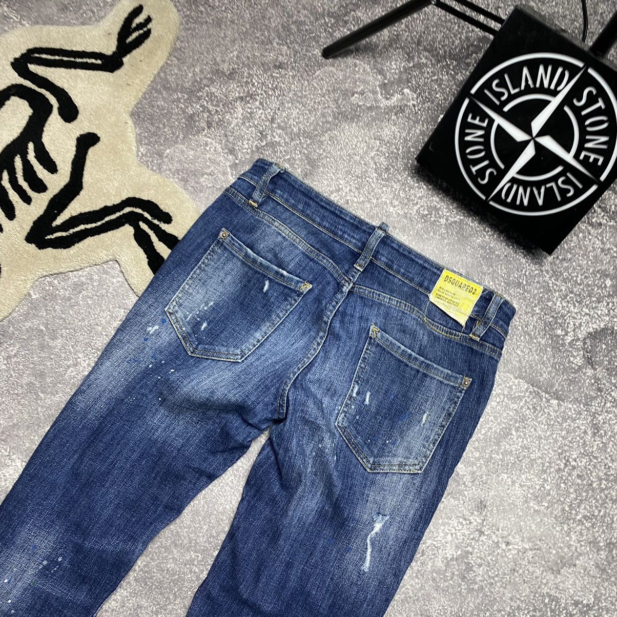 Dsquared2 Luxury Dsquared2 Hype y2k blue denim destressed style jeans Size US 30 / EU 46 - 15 Thumbnail