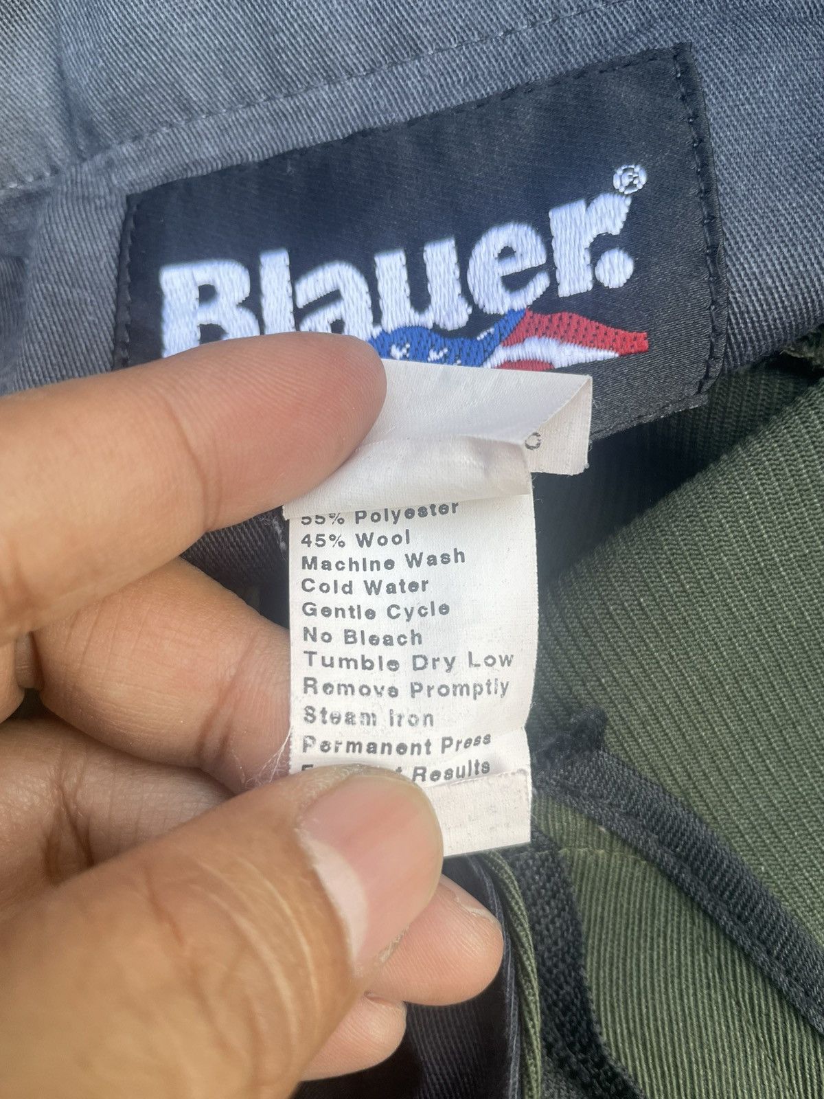 Vintage Vintage Blauer Military Wool Trouser Size US 35 - 15 Thumbnail