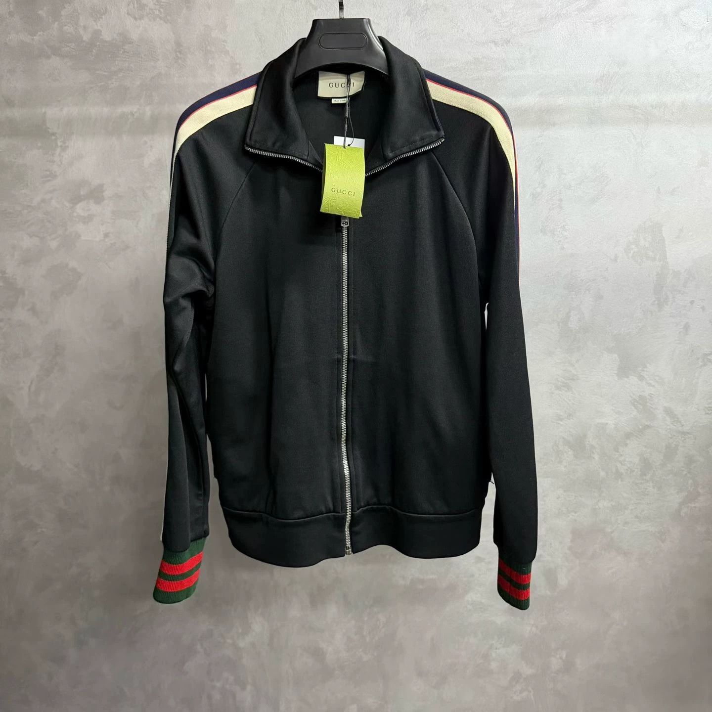 Gucci gucci classic black striped zip-up jacket Size US S / EU 44-46 / 1 - 1 Thumbnail