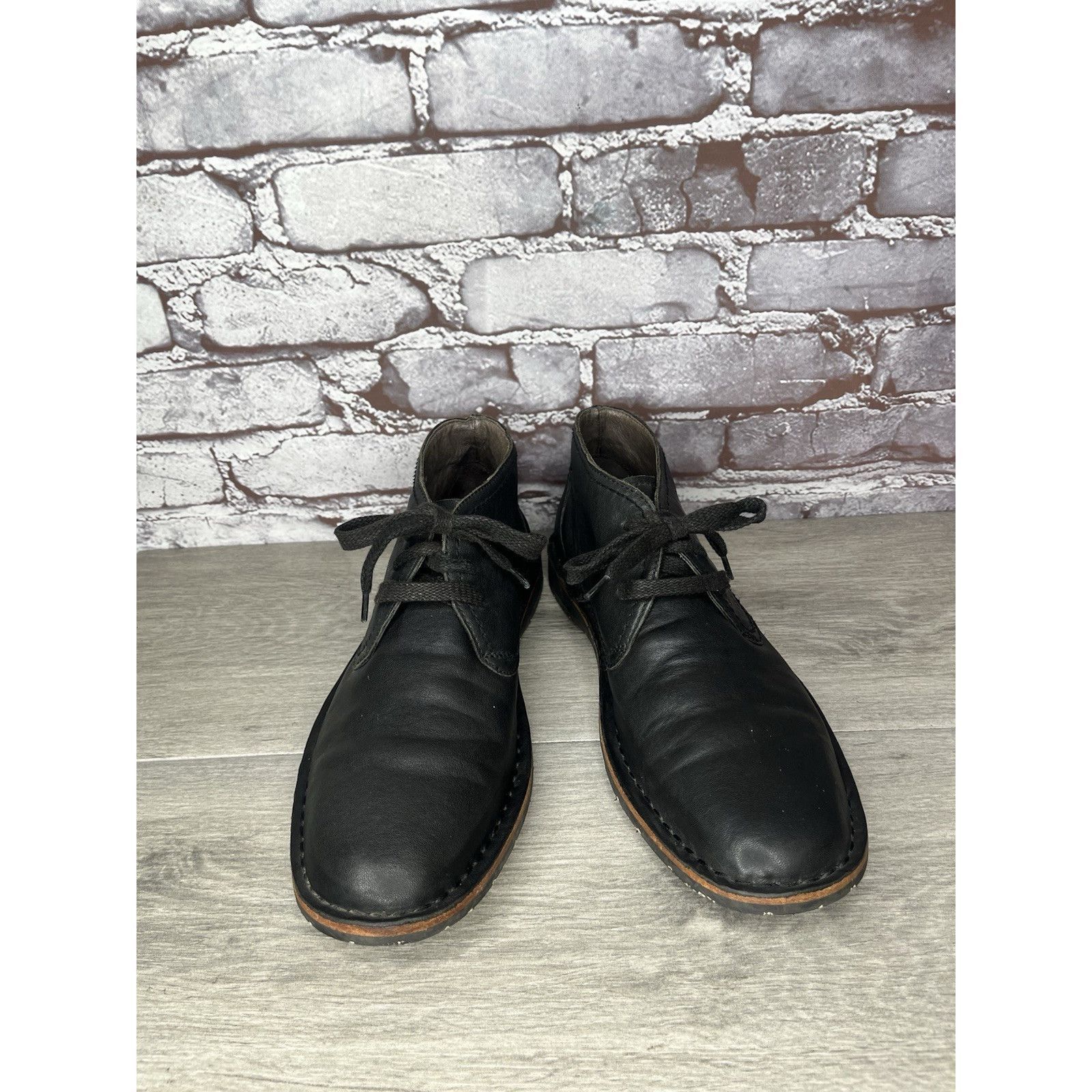 John Varvatos John Varvatos Portland Chukka Lace Up Shoes Black Soft Leath Size US 8 / EU 41 - 4 Thumbnail