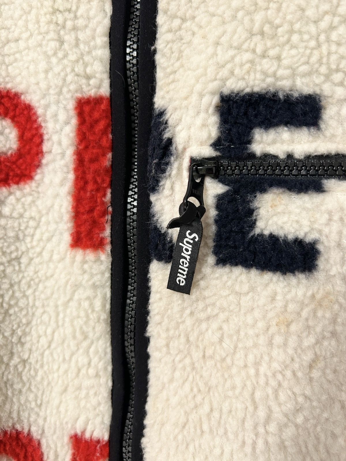 Supreme FW2018 Reversible Logo Fleece Jacket Size US M / EU 48-50 / 2 - 9 Thumbnail