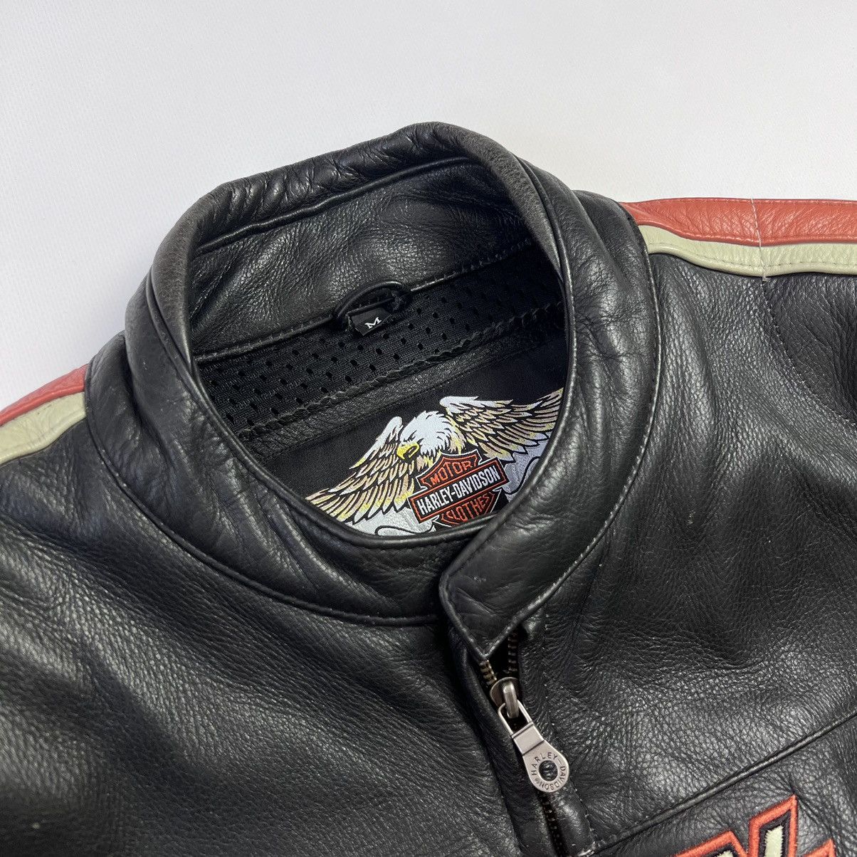 Harley Davidson × Vintage Harley Davidson motorcycle lather biker jacket Size US M / EU 48-50 / 2 - 3 Thumbnail