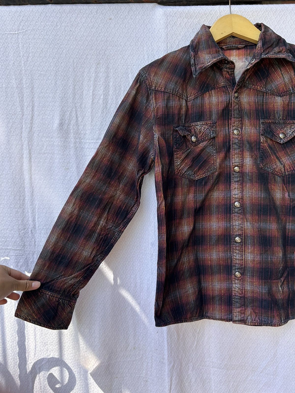 20471120 Japanese style plaid button up shirt Size US M / EU 48-50 / 2 - 4 Thumbnail
