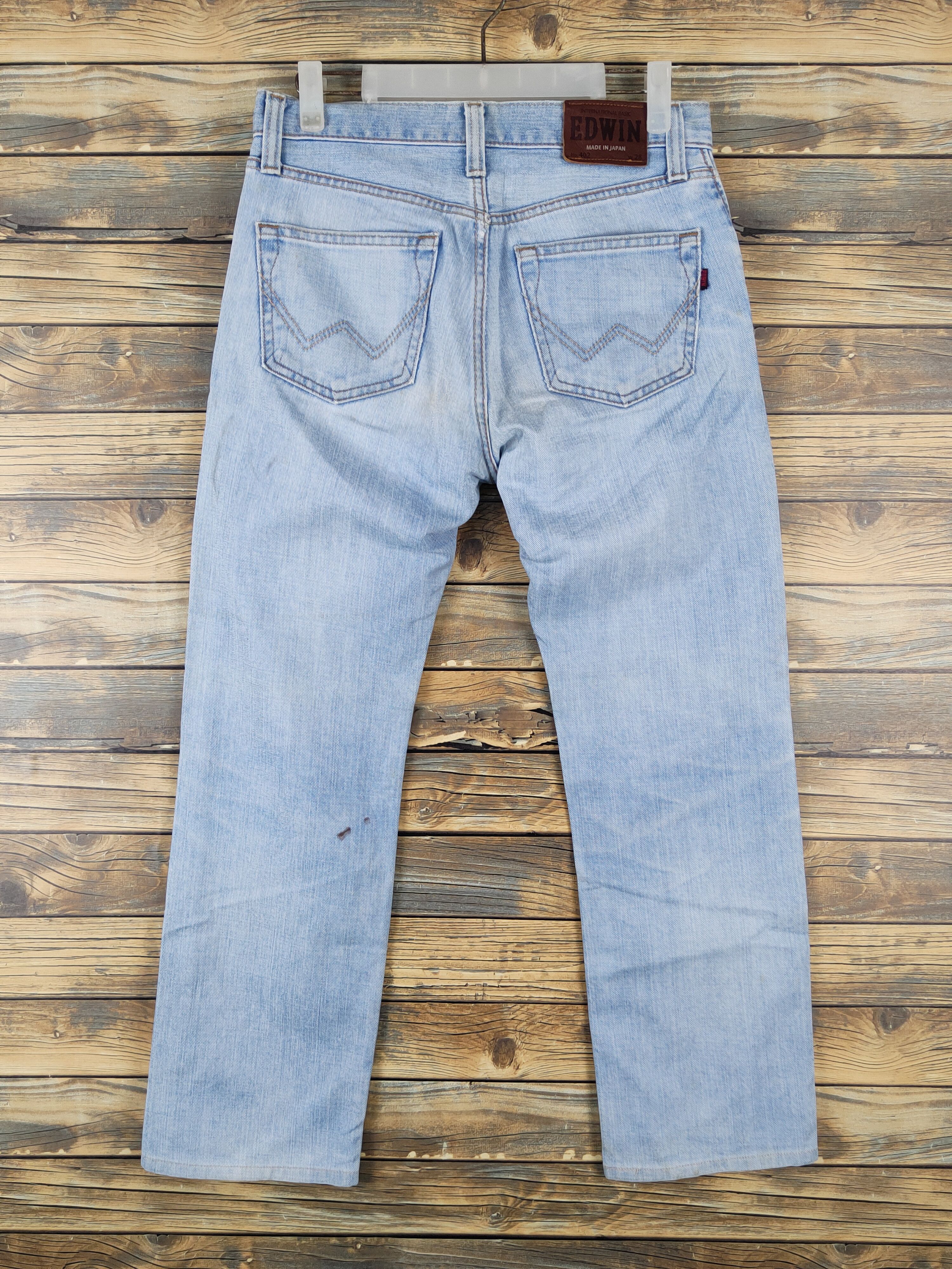 Edwin Edwin Light Blue Distressed Ripped Jeans #W1410 Size US 29 - 7 Thumbnail