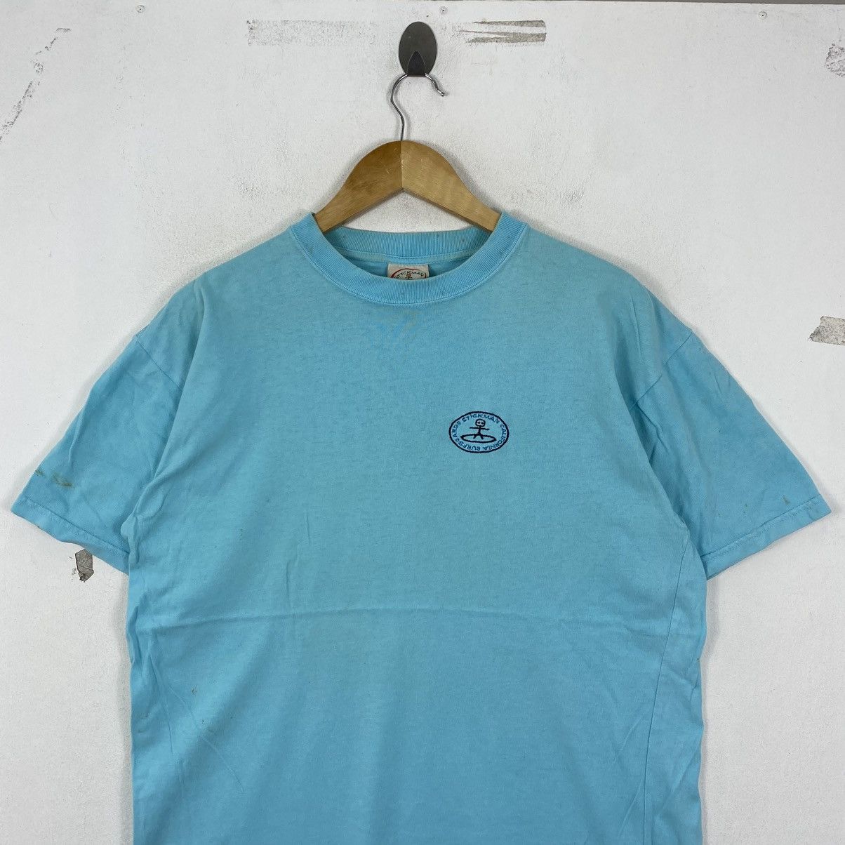 Vintage Vintage 90s Stickman California Surfboards Tee L Size US L / EU 52-54 / 3 - 3 Thumbnail