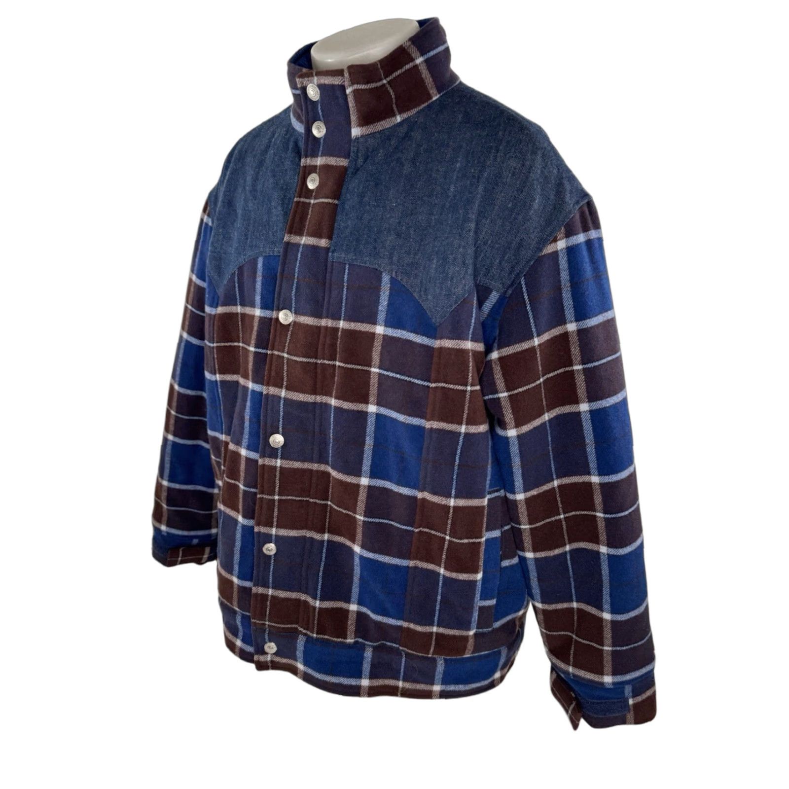 Levi's LEVI'S Wool Blend Western Jacket XL Men Hunting Ranch Yoke Multicolor EXCELLENT Size US XL / EU 56 / 4 - 1 Thumbnail