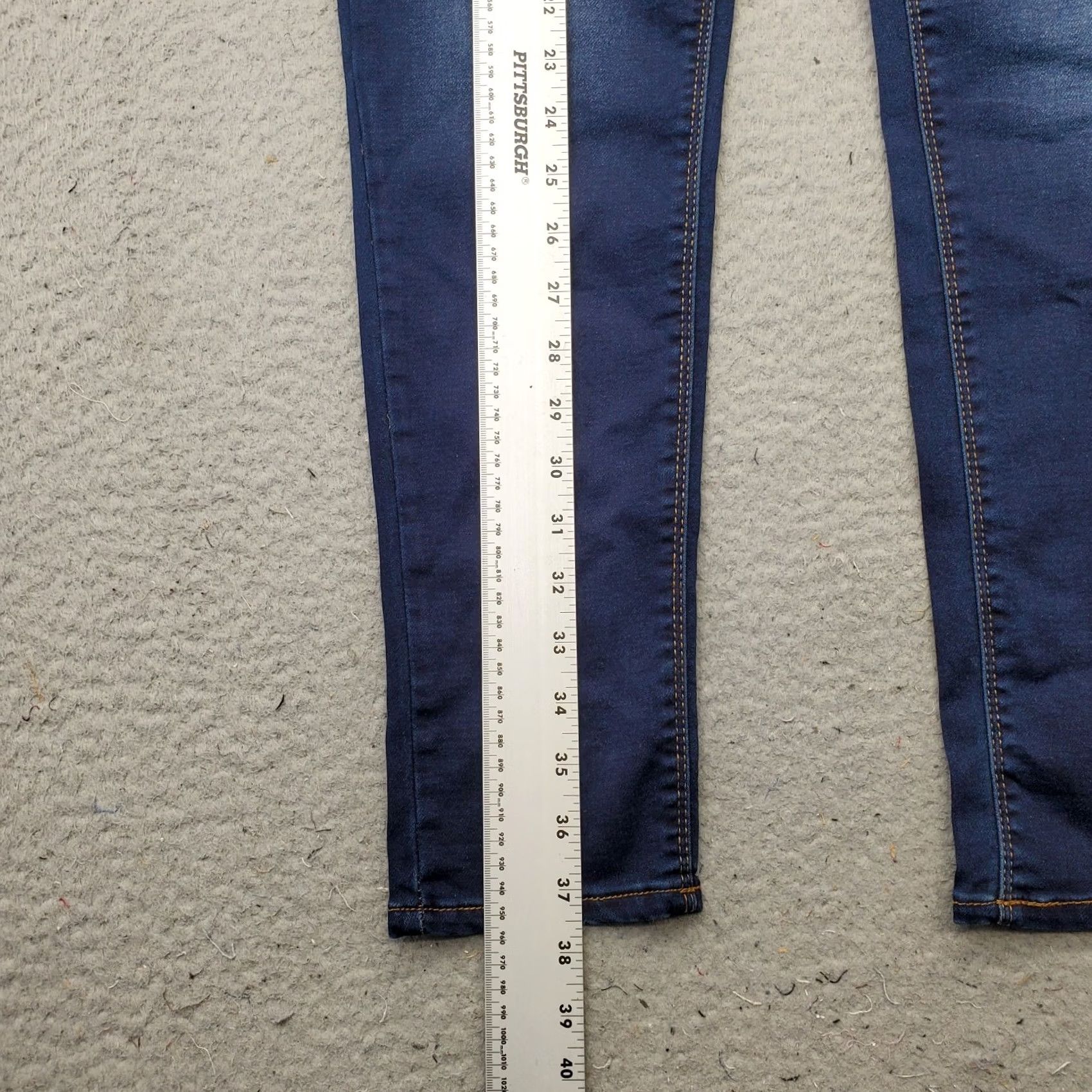 Denime Mudd Women Jeans 11 Blue Denim Ankle Skinny Jegging Size 32" / US 10 / IT 46 - 3 Thumbnail