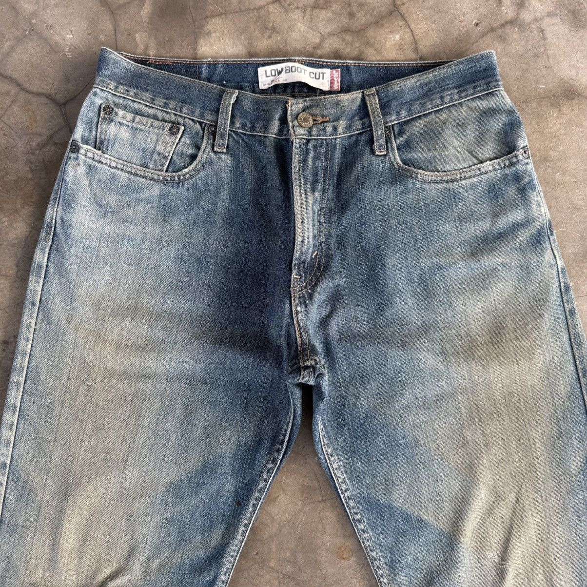 Levi's Vintage Clothing W34x28 Vintage Levi's 527 Low Bootcut Faded Denim Jean Size US 34 / EU 50 - 3 Thumbnail