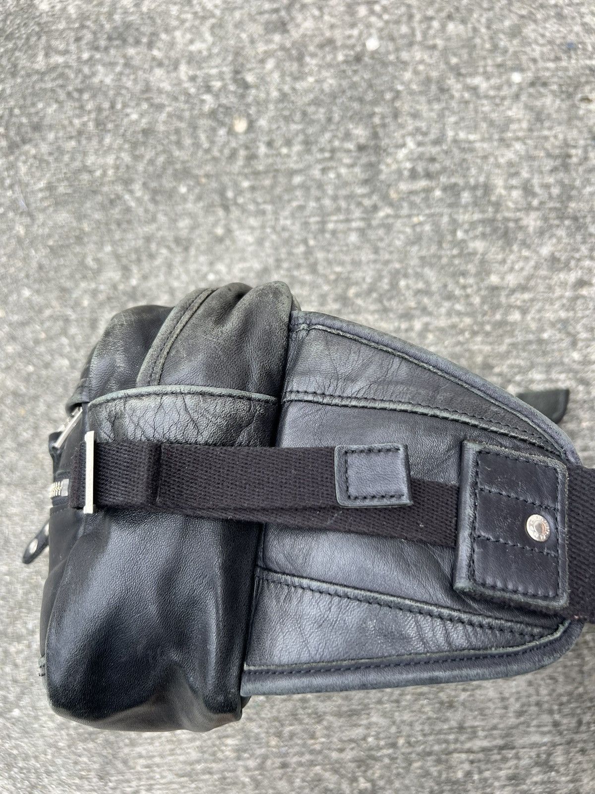 Leather Vintage Masterpiece Japan Patina Black Leather Bag Size ONE SIZE - 17 Thumbnail