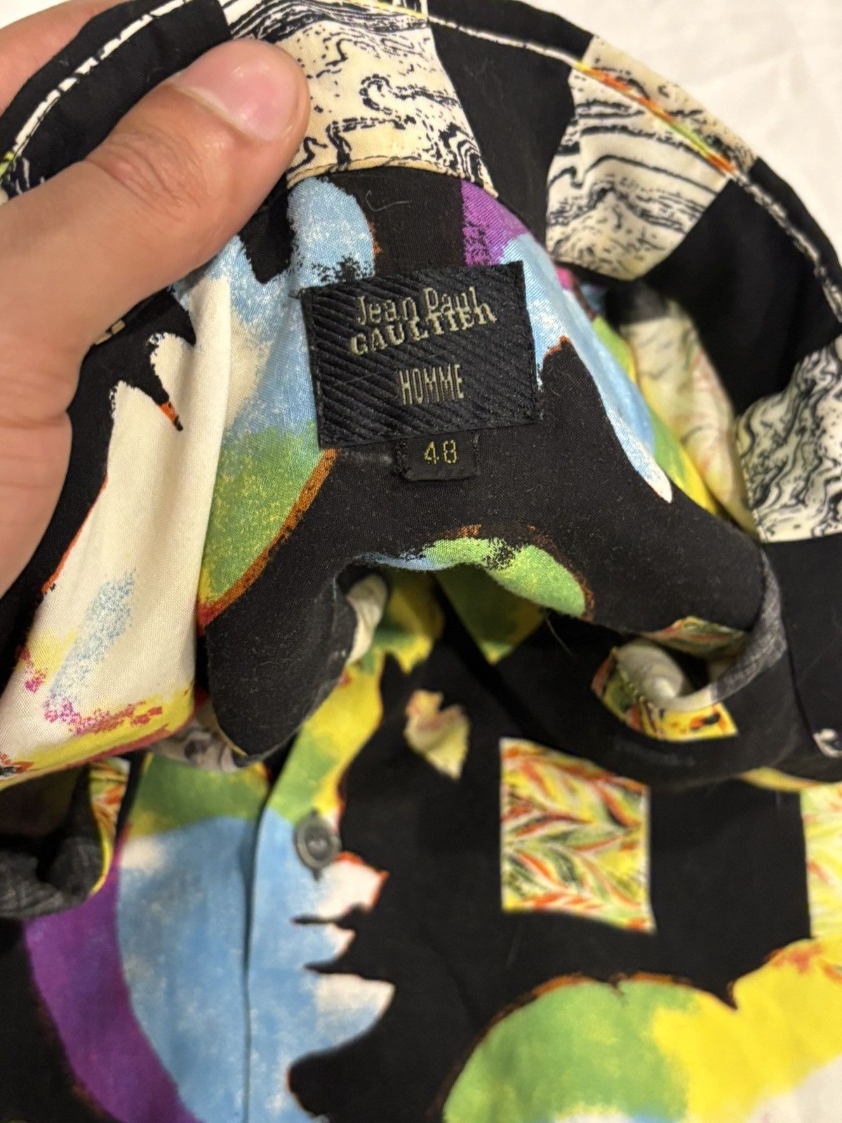 JPG AW 2000 psychedelic shirt