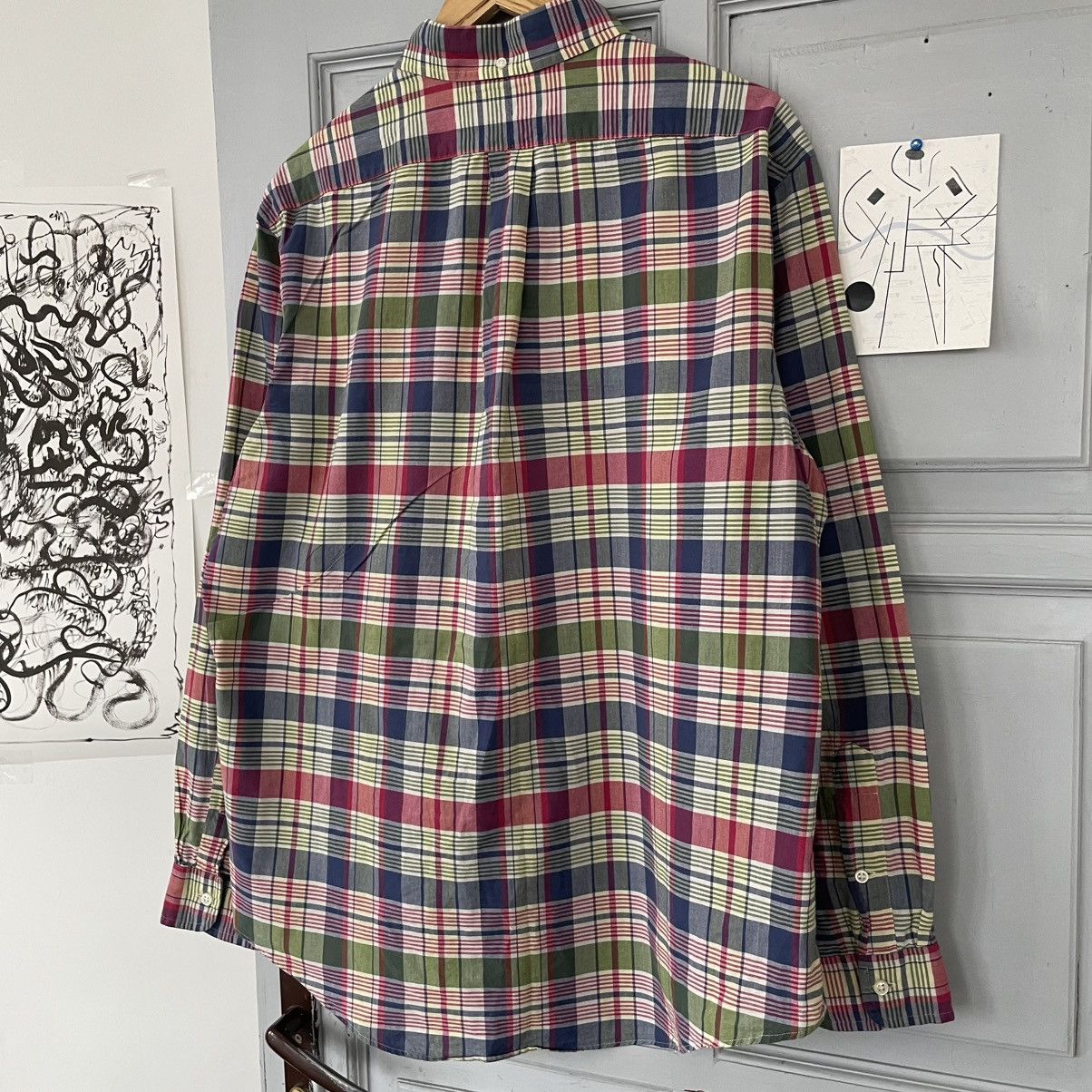 Polo Ralph Lauren × Vintage Vintage 90’s Polo Ralph Lauren Multicoloured Shirt Button up Size US XL / EU 56 / 4 - 7 Thumbnail