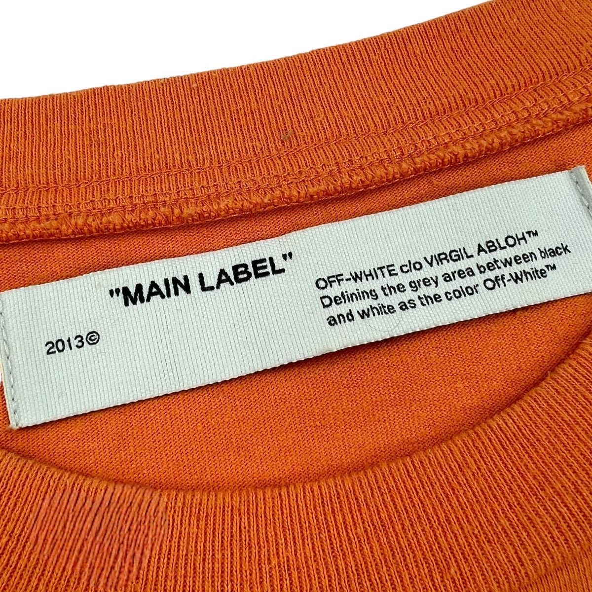 Off-White Off-White Tape Arrows Orange T Shirt Size US L / EU 52-54 / 3 - 4 Thumbnail