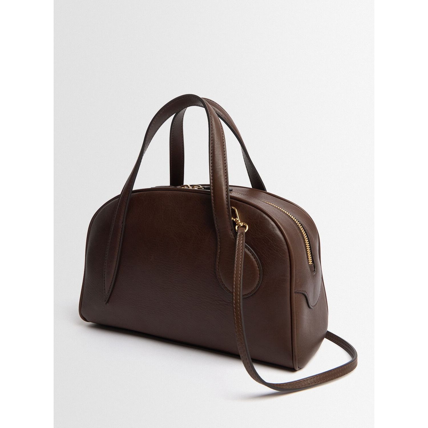 Liffner LIFFNER Dark Brown Mini Bowling Bag New And Authentic Size ONE SIZE - 3 Thumbnail