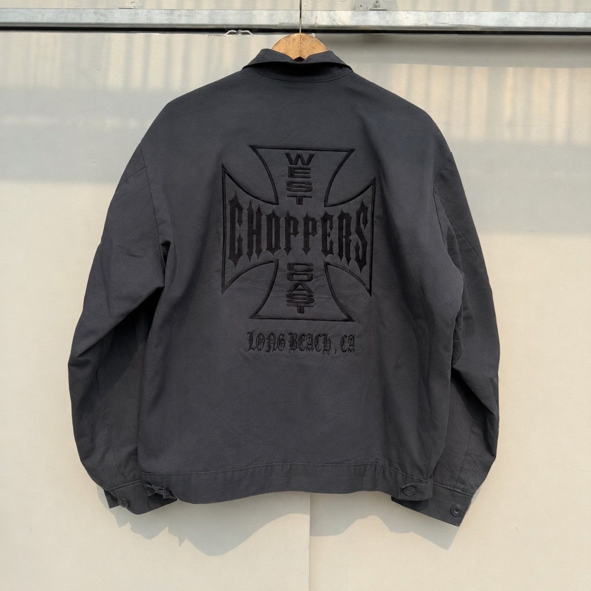 Vintage Jesse James West Coast Choppers Aramark Work jacket Size US L / EU 52-54 / 3 - 1 Thumbnail