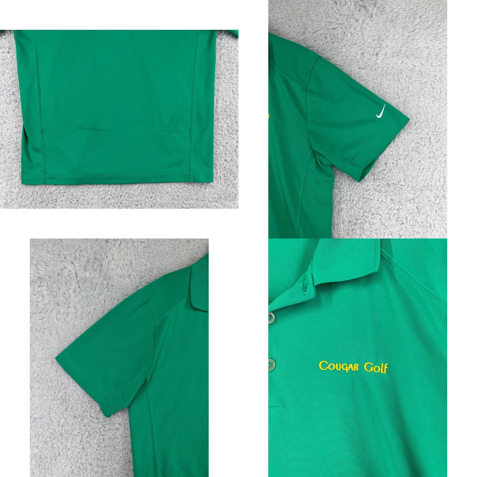 Nike Nike Tour Performance Polo Shirt Mens M Green Dri-Fit Golf Casual Short Sleeve 100% Polyester Mens Polo Size US M / EU 48-50 / 2 - 8 Thumbnail
