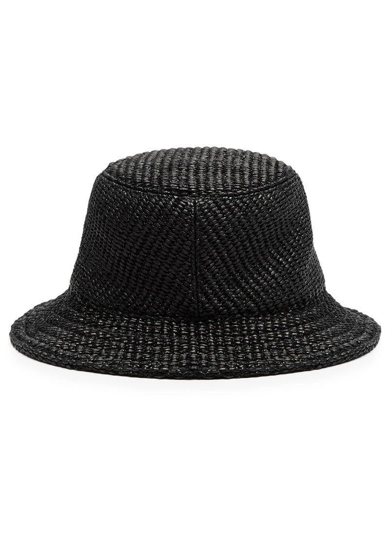 Givenchy givenchy bucket hat in woven black coated paper 57 Size ONE SIZE - 13 Thumbnail