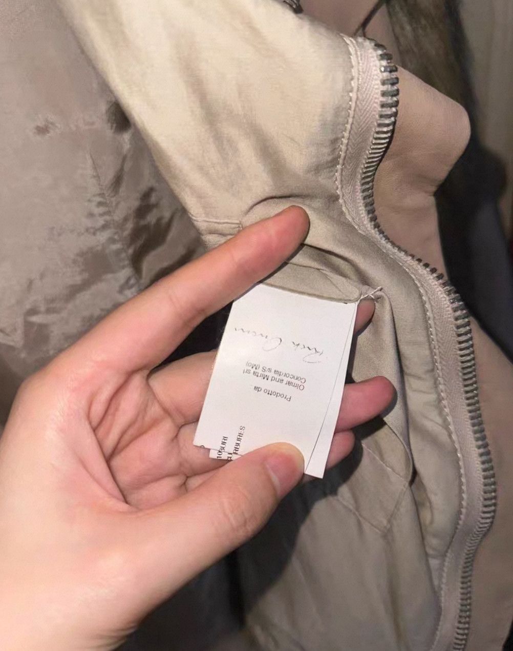 Rick Owens Rick Owens Lambskin Swallowtail Turtleneck Jacket Size XXS / US 00 / IT 34 - 6 Thumbnail