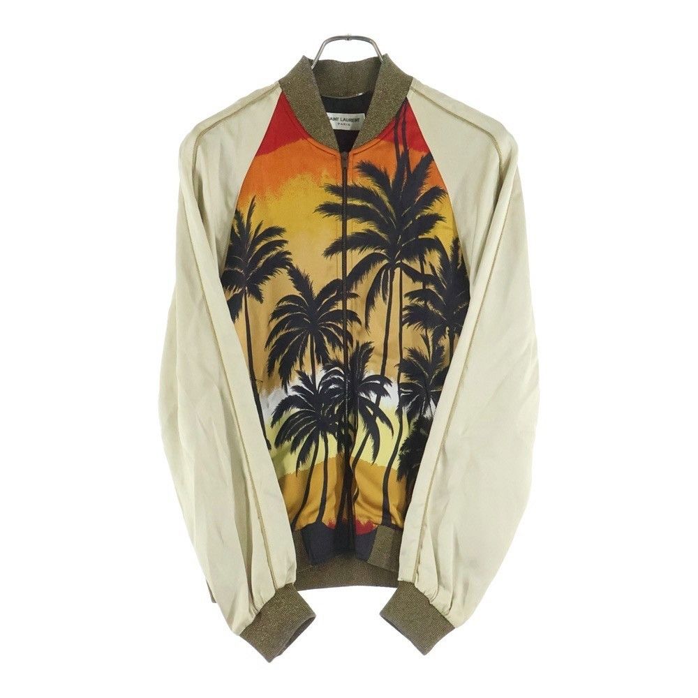 Hedi Slimane × Saint Laurent Paris Surf Sound Palm tree jacket