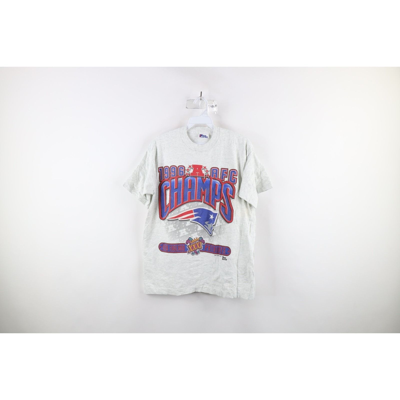 Vintage Vintage 90s 1996 AFC Champs New England Patriots T-Shirt Size US S / EU 44-46 / 1 - 1 Thumbnail
