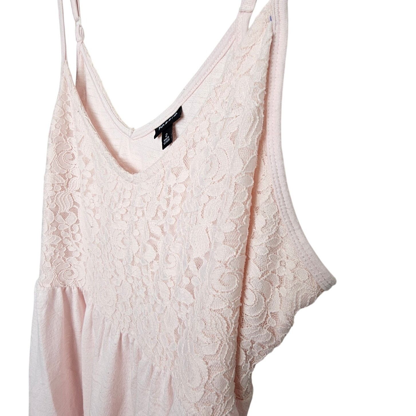 Torrid Torrid Women Babydoll Floral Lace V-Neck Tank Plus Size 2X Size XXL / US 16-18 / IT 52-54 - 4 Thumbnail
