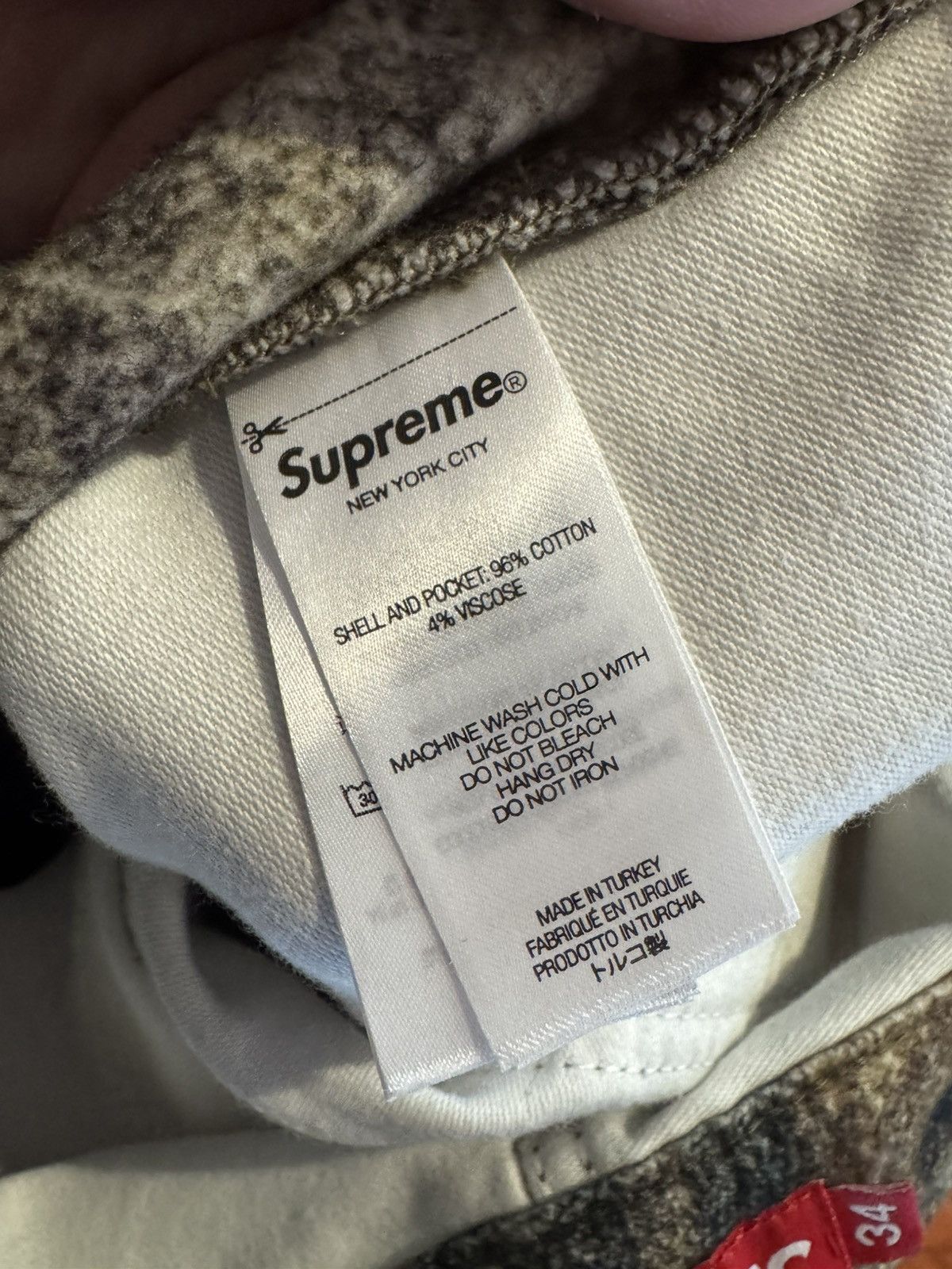 Supreme Moleskin Double Knee Painter Pants 34 Camo