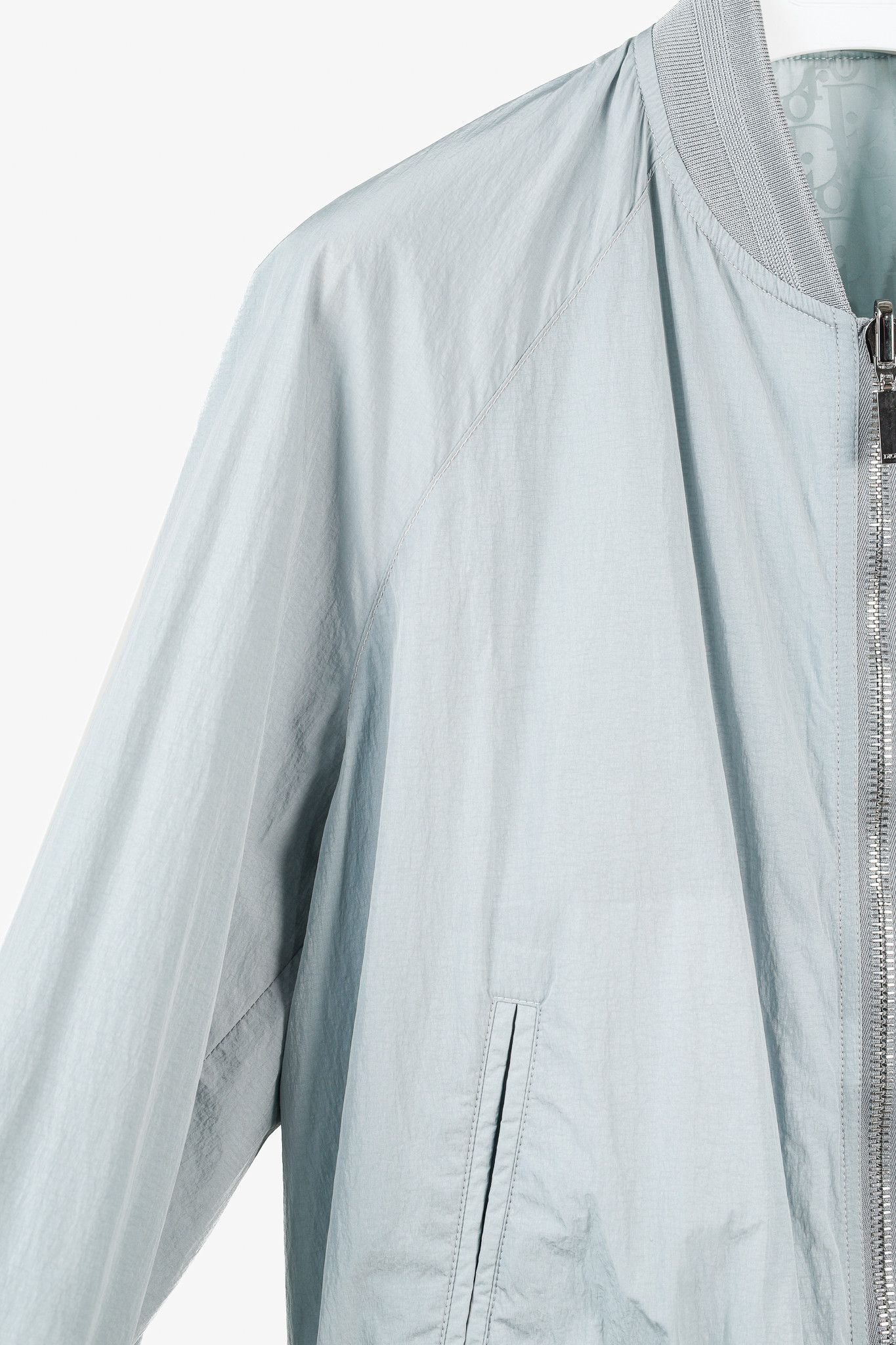 Dior Dior Reversible Gray Oblique Nylon Bomber Jacket Size US XL / EU 56 / 4 - 8 Thumbnail