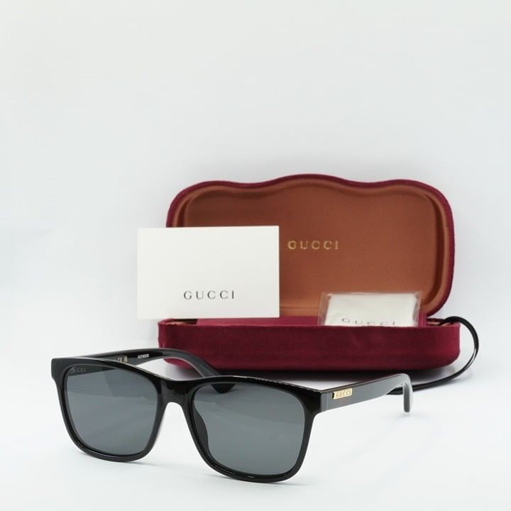 Gucci NEW GUCCI GG0746S 001 BLACK GREY SUNGLASSES Size ONE SIZE - 11 Thumbnail
