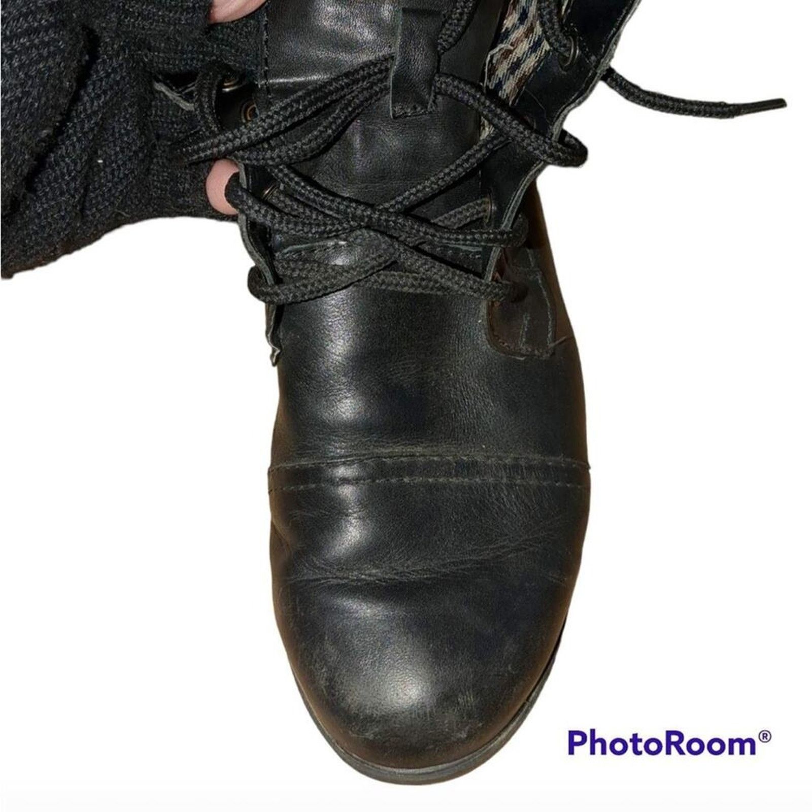 0 Madeline Stuart Leather Ankle Bootie Size US 8.5 / IT 38.5 - 3 Thumbnail