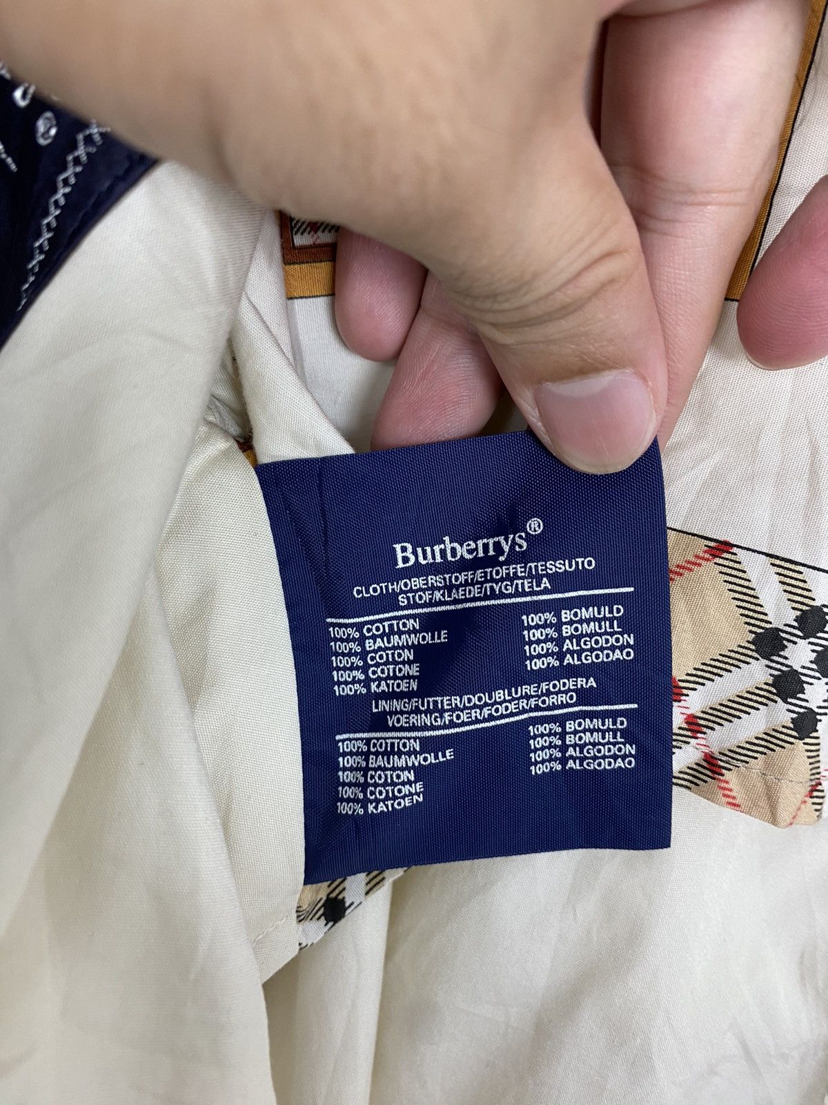 Burberry Rare‼️ Vtg Burberry’s Trench Coat Novacheck Inside England Size M / US 6-8 / IT 42-44 - 8 Thumbnail