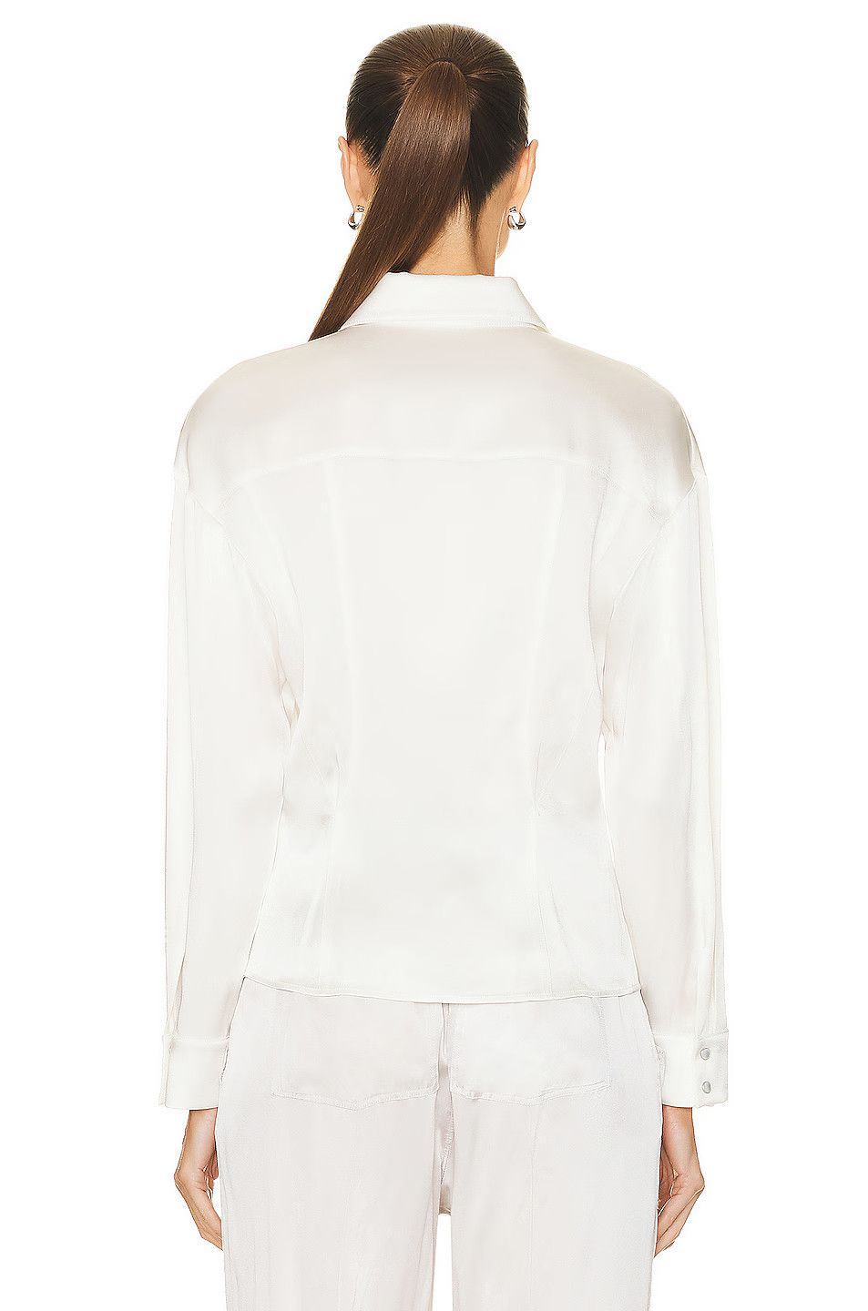 Tom Ford o1w1db10225 CAD026 Shirt in White Size S / US 4 / IT 40 - 3 Thumbnail