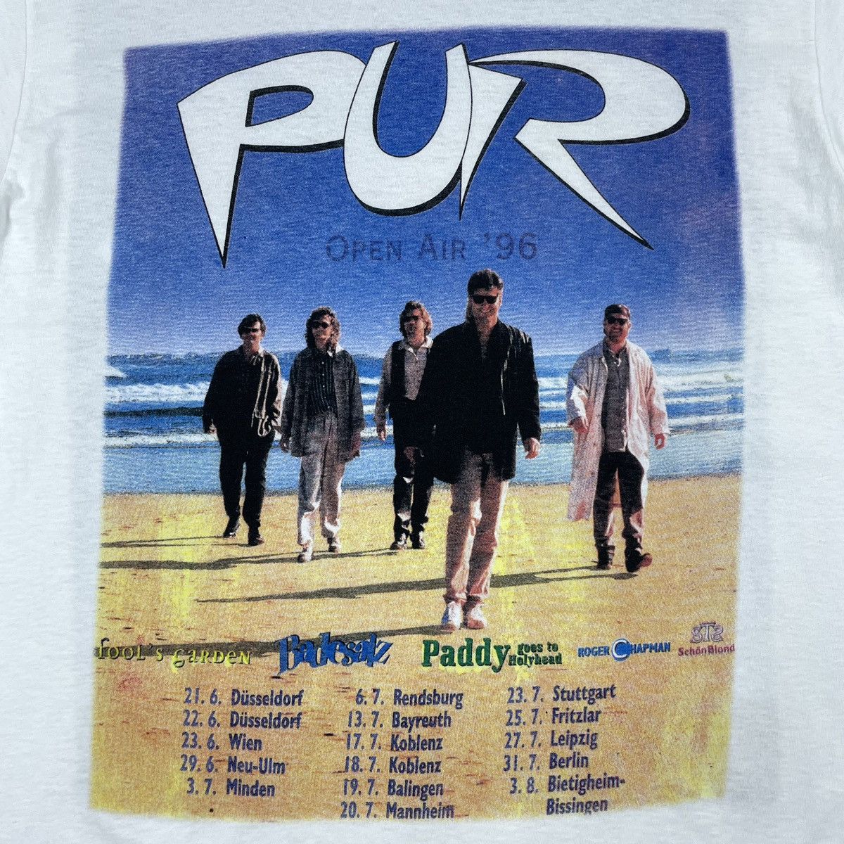Band Tees Vintage 1996 PUR Open Air Tour T-shirt Size US L / EU 52-54 / 3 - 10 Thumbnail