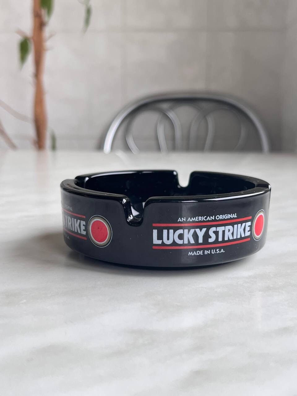 Marlboro × Vintage 1990 Vintage Lucky Strike Ceramic Ashtray Retro Rare Size ONE SIZE - 2 Thumbnail