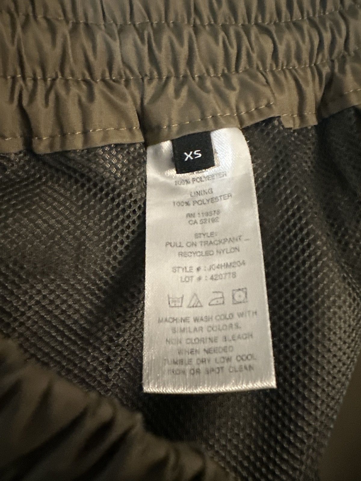 Helmut Lang Helmut Lang Khaki Pull-On Track Pants Size US 28 / EU 44 - 4 Thumbnail