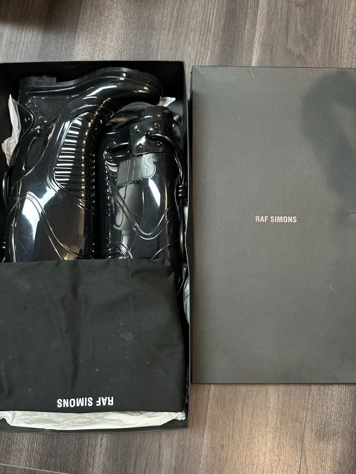 Raf Simons Raf Simons RAF Simons 2018ss RS rain boots-2506 Size US 11 / EU 44 - 6 Thumbnail