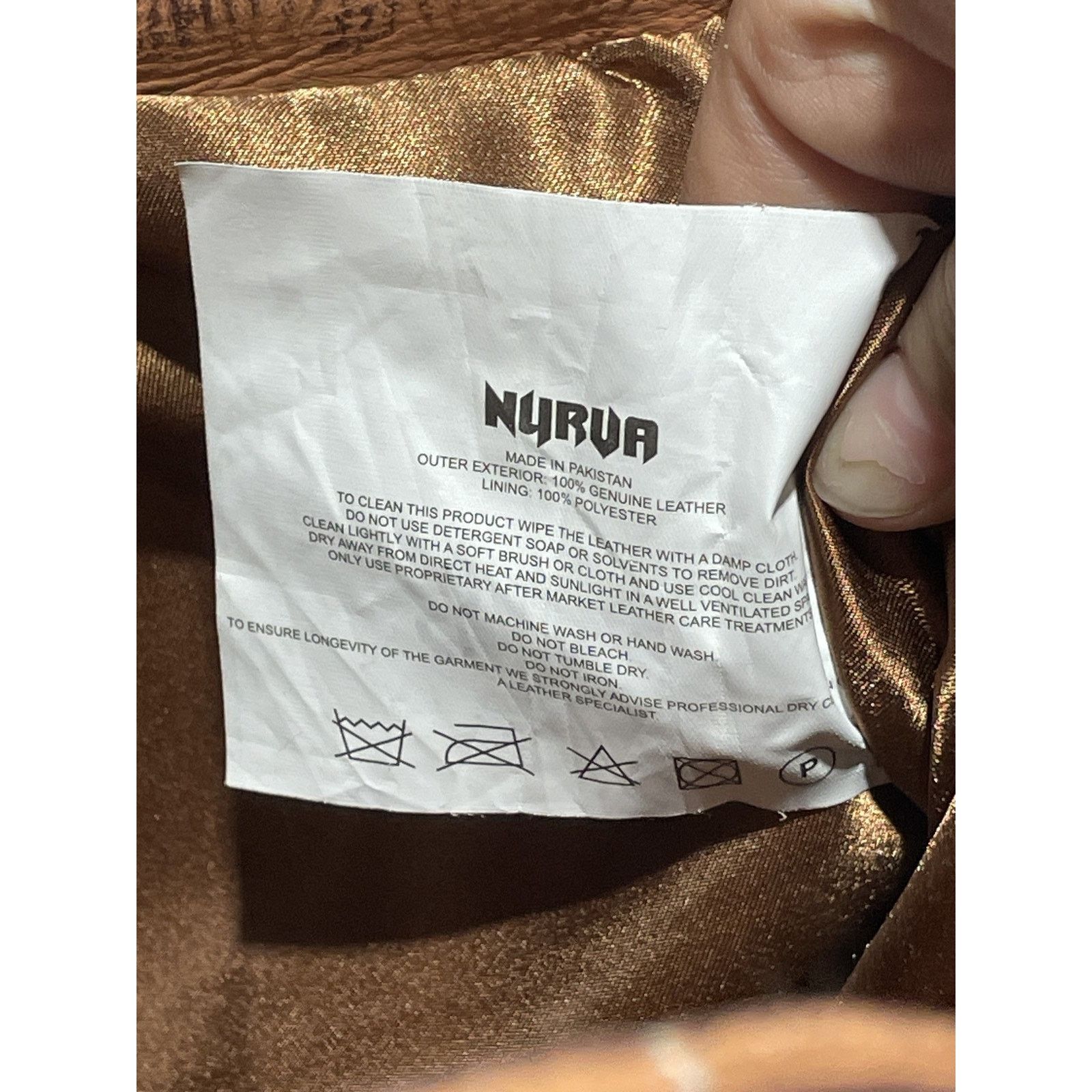 NYRVA NYRVA LEATHER BOOTCUT PANT SIZE 30 NEW Size US 30 / EU 46 - 5 Thumbnail