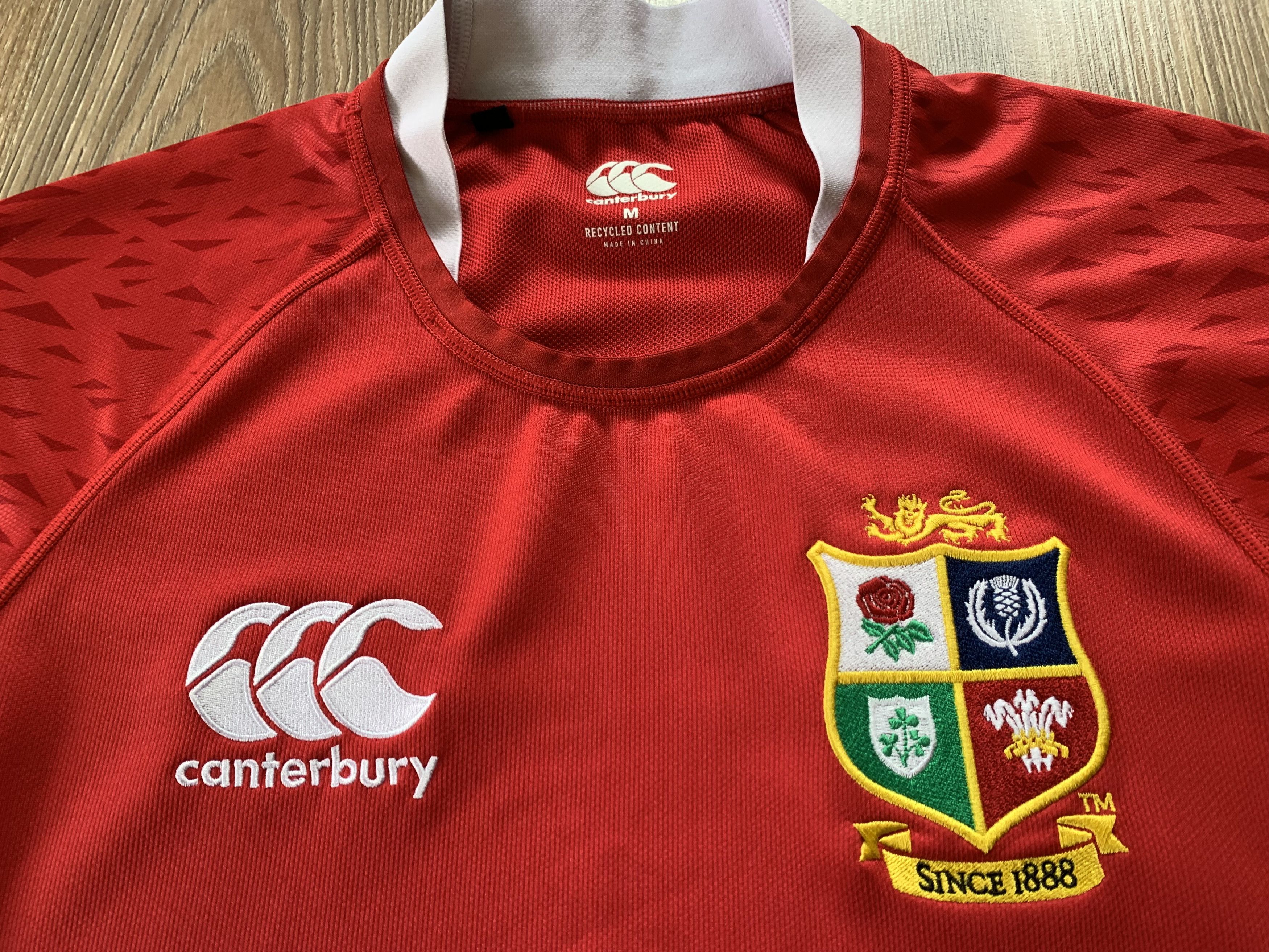 Canterbury of New Zealand Canterbury British and Irish Lions Vodafone Jersey Size US M / EU 48-50 / 2 - 6 Thumbnail