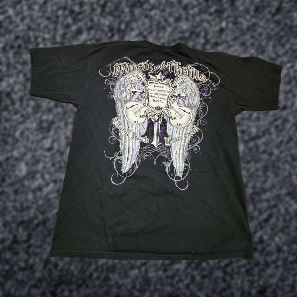 Vintage VINTAGE Rock The Universe Universal Studios 2009 Concert T-Shirt Short Sleeve Crew Neck Black Men L Music Double-Sided Size US L / EU 52-54 / 3 - 1 Thumbnail
