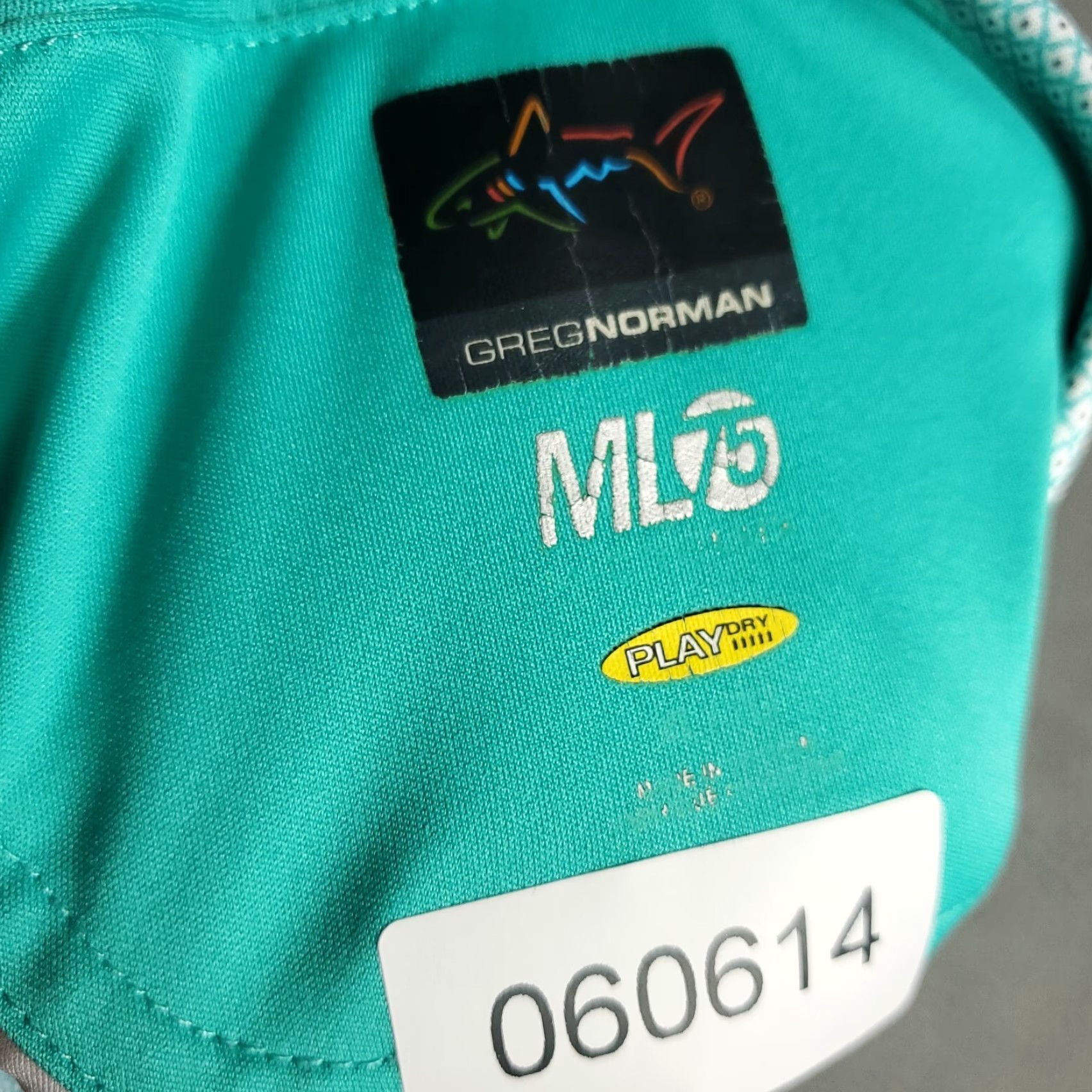 Vintage Greg Norman Polo Shirt Mens XL Turquoise Geometric Golf Casual Short Sleeve Polo Shirt Size US XL / EU 56 / 4 - 7 Thumbnail