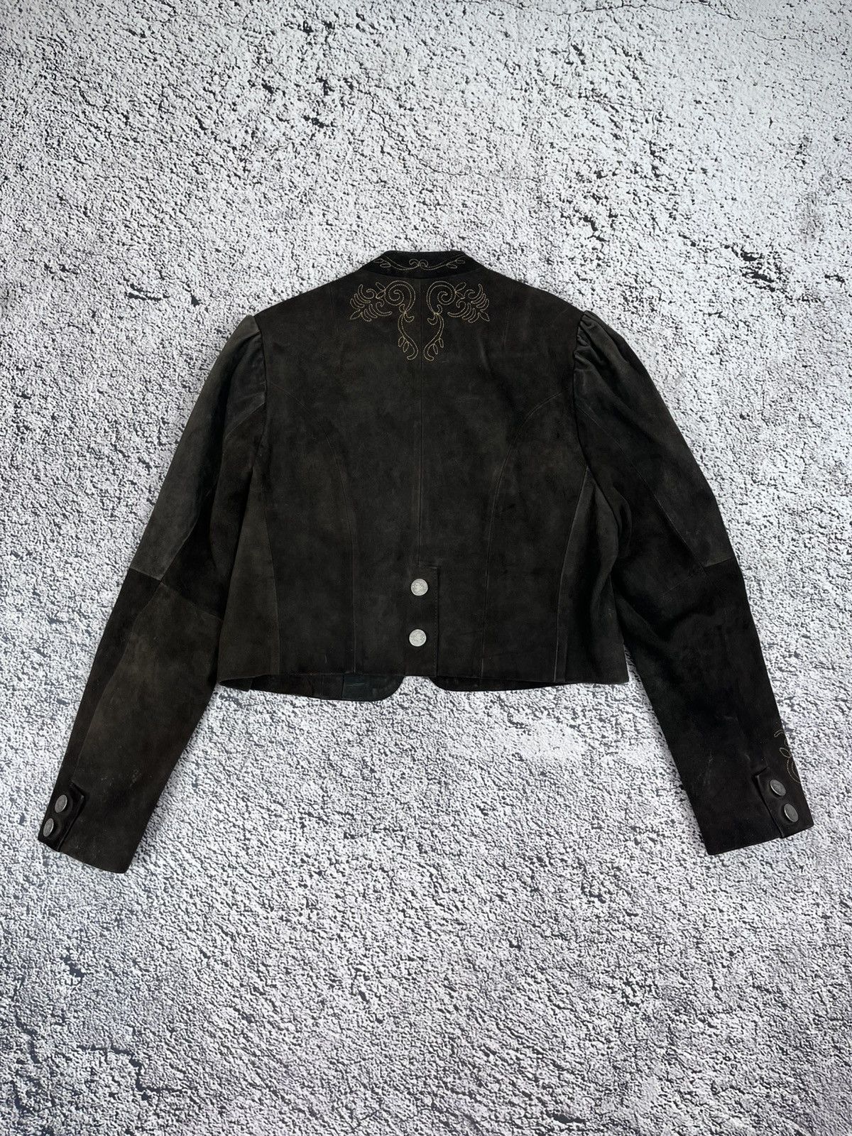 Genuine Leather Vintage Y2K Brown Leather Retro Jacket Military size M Size M / US 6-8 / IT 42-44 - 10 Thumbnail