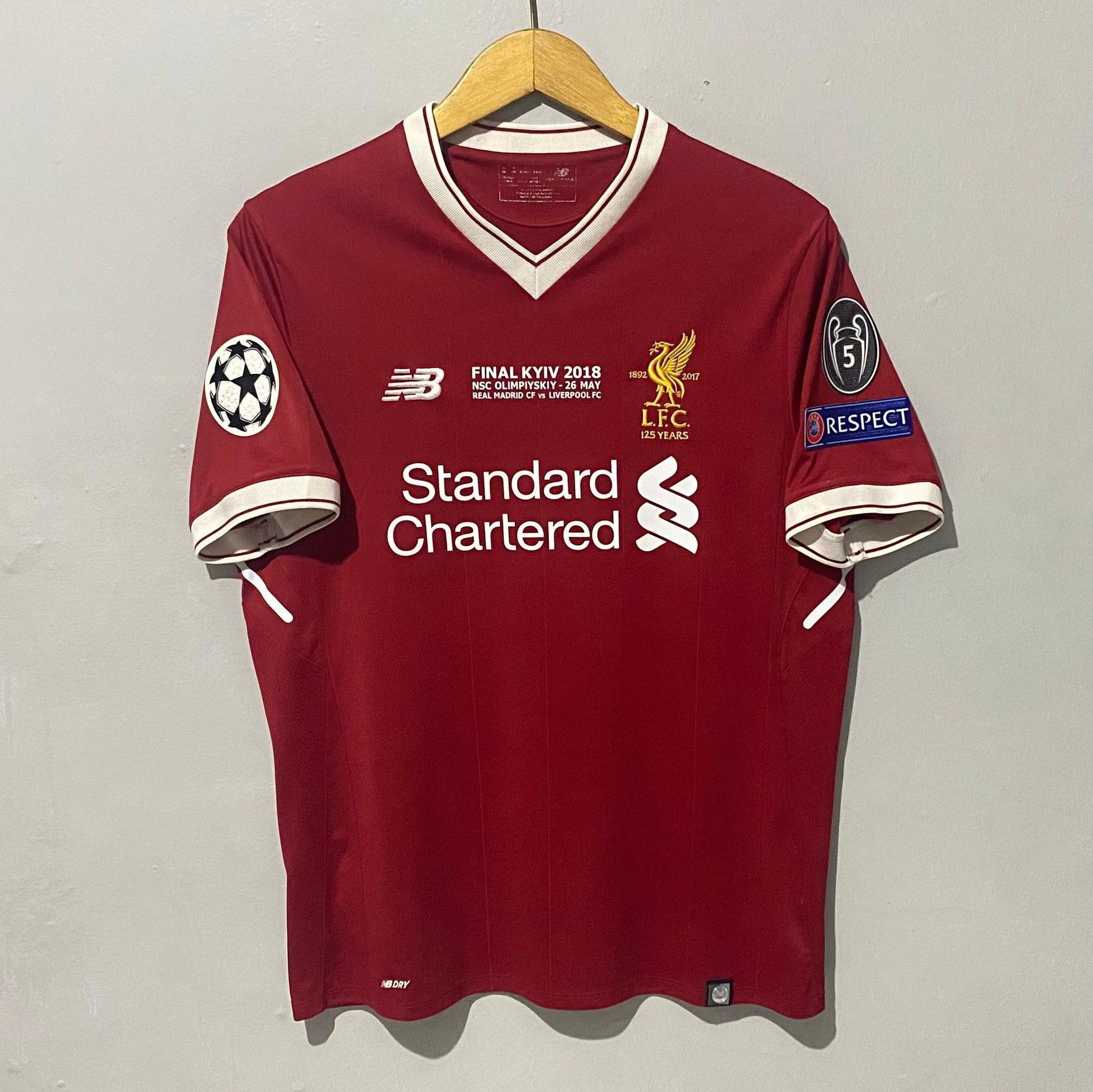 New Balance Liverpool Final Kyiv 2018 Jersey Mohamed Salah Size US M / EU 48-50 / 2 - 1 Thumbnail