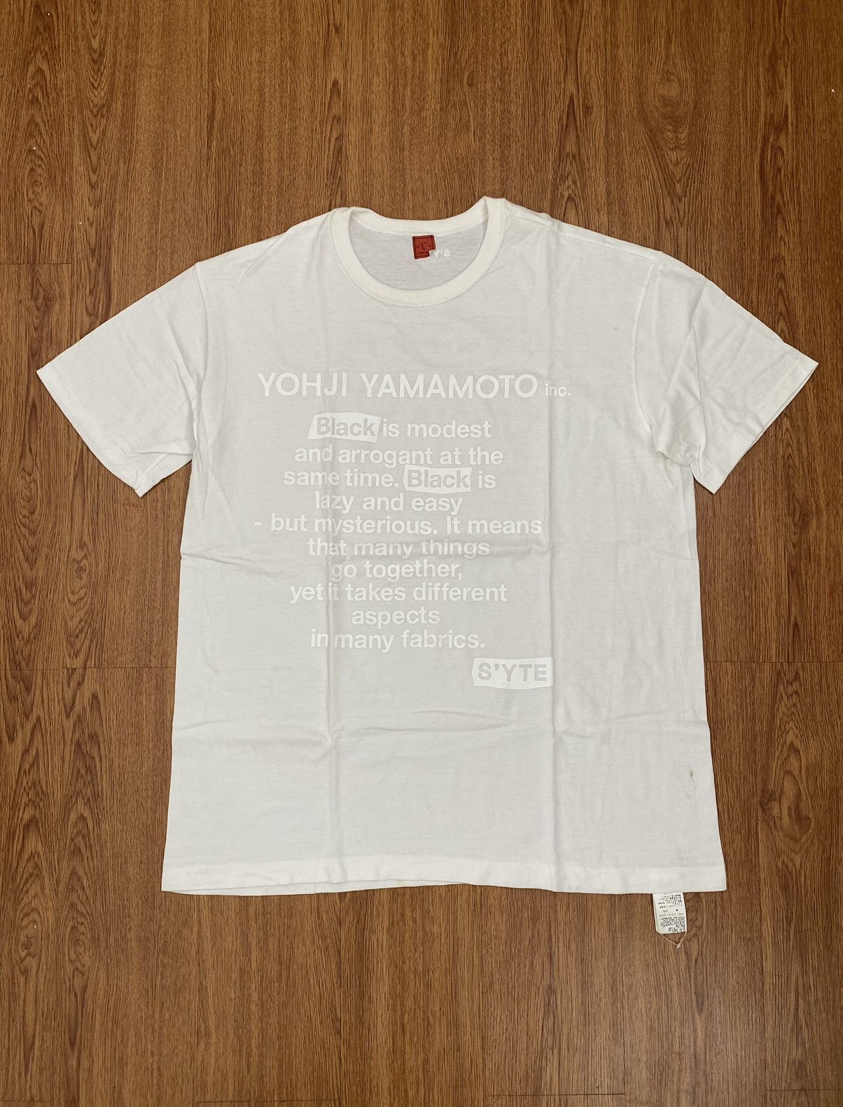Y's × Y's for Men × Yohji Yamamoto Yohji Yanamoto S'YTE t-shirt Size US L / EU 52-54 / 3 - 1 Thumbnail