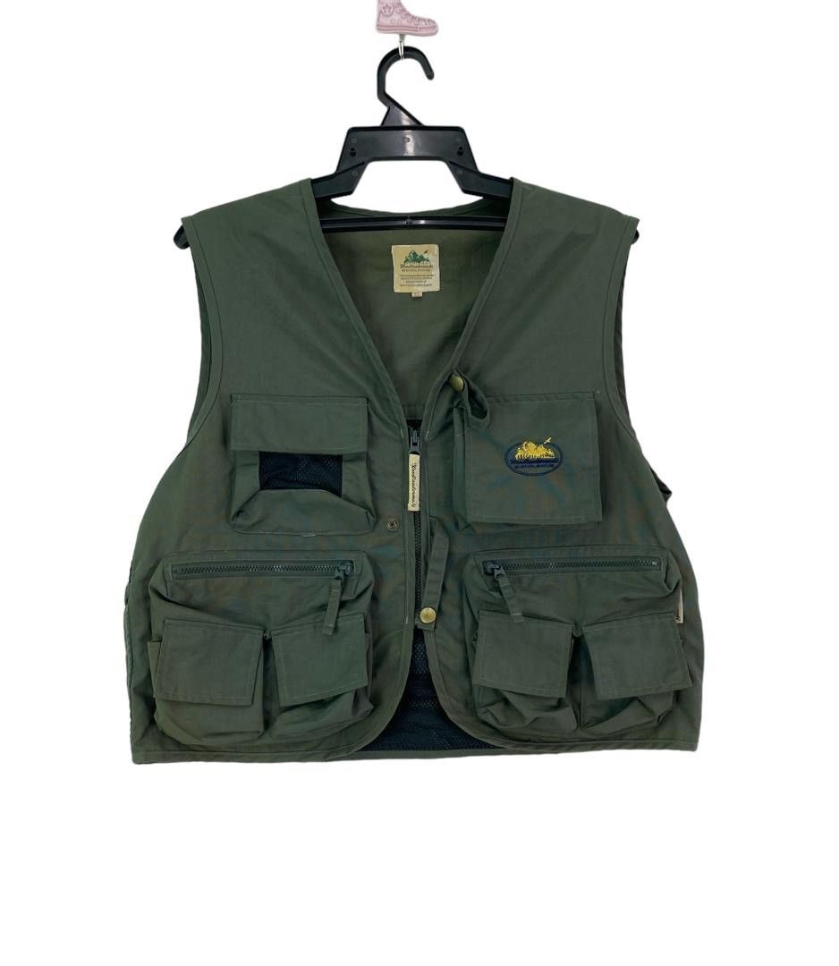 Japanese Brand Vtg 90s rare WOODLAND ERMODI hunting vest cargo pocket Size US M / EU 48-50 / 2 - 1 Thumbnail