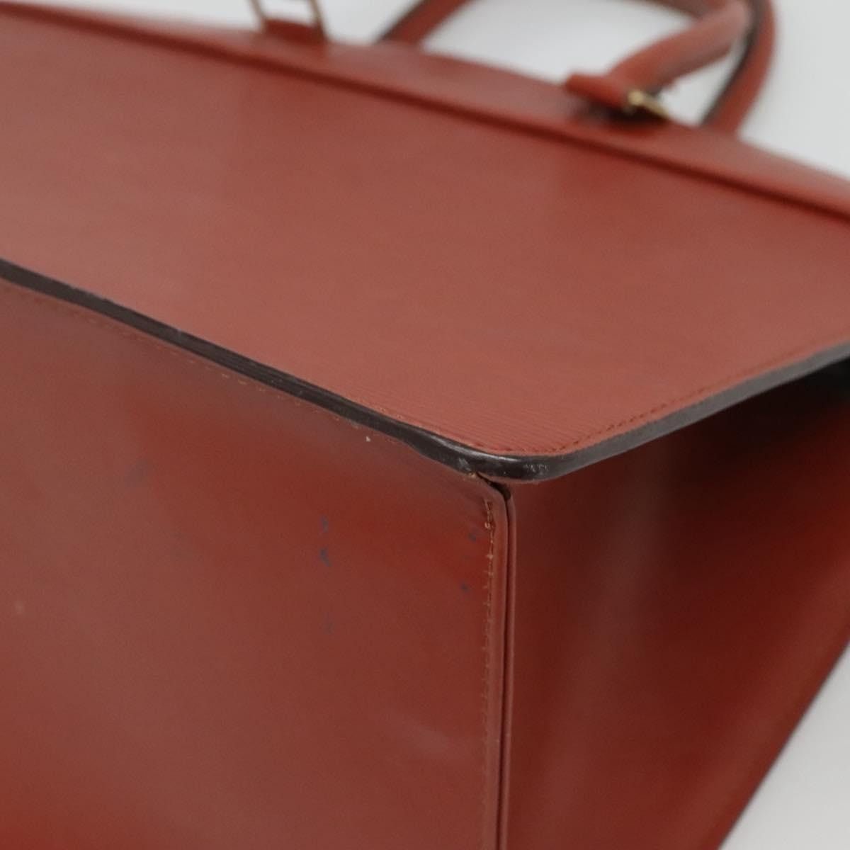 Louis Vuitton LOUIS VUITTON Epi Riviera Hand Bag Brown M48183 Size ONE SIZE - 15 Thumbnail