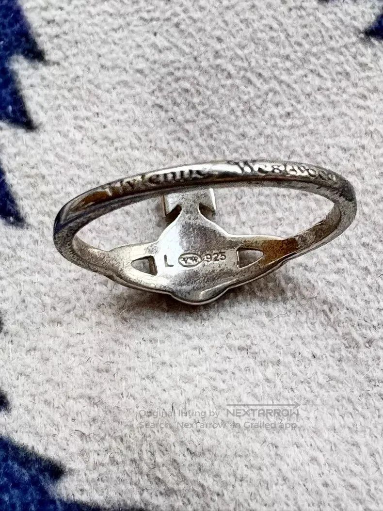 Vivienne Westwood Vivienne Westwood Black enamel Saturn ring Size ONE SIZE - 3 Thumbnail