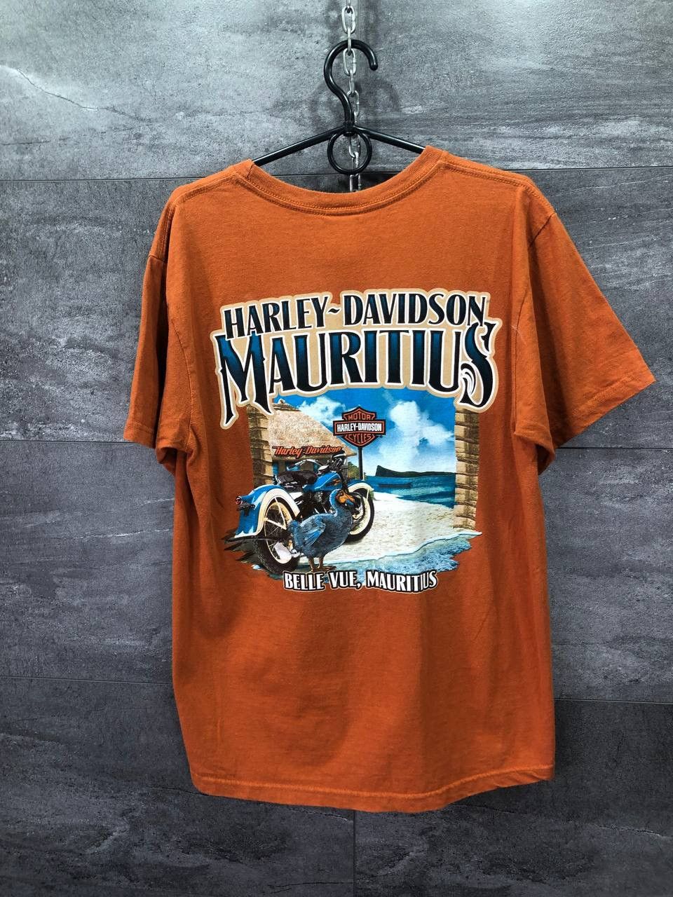 Vintage Harley Davidson Mauritius Motorcycles Mens T-Shirt Size US M / EU 48-50 / 2 - 1 Thumbnail