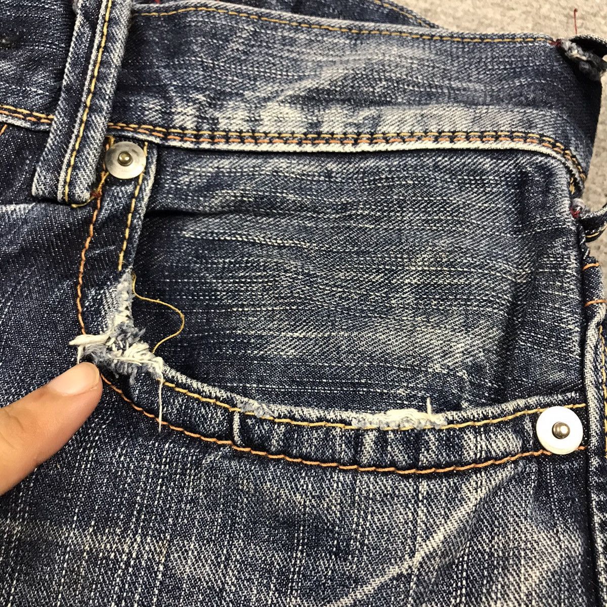Beauty Beast × Japanese Brand FLARE LIBERTO XXX DENIM DESIGN ACID DISTRESSED BOOTCUT JEANS Size US 30 / EU 46 - 16 Thumbnail